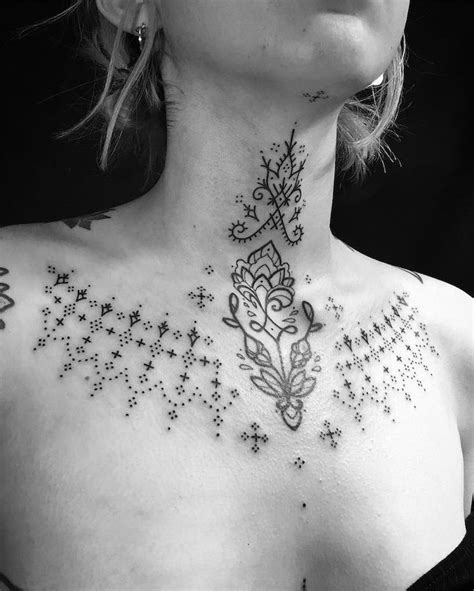 sternum tattoo between breast|The Ultimate Guide to Sternum Tattoos: Design Ideas and。